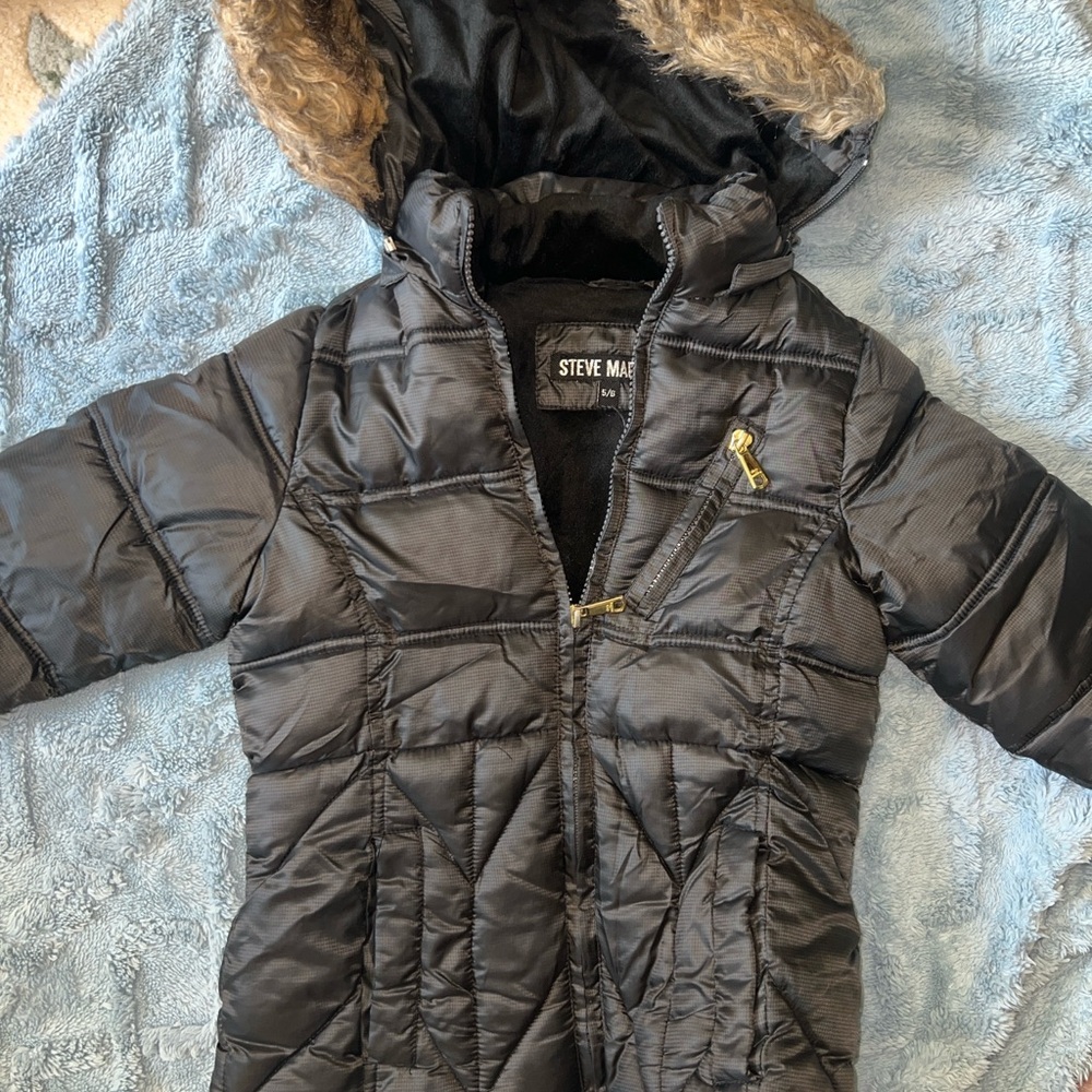 NWOT Steve Madden Charcoal Kids Puffer Jacket